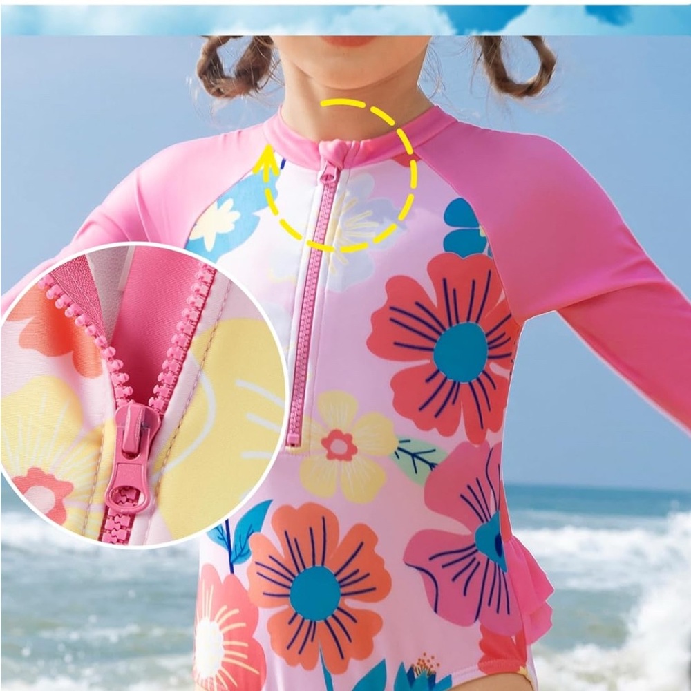 Angel Season Girls Swimsuit One Piece “NWT”